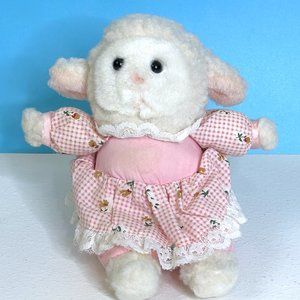 VERY RARE Vintage GAF Great American Fun Sheep Lamb‎ 8" Plush Stuffed Animal Toy
